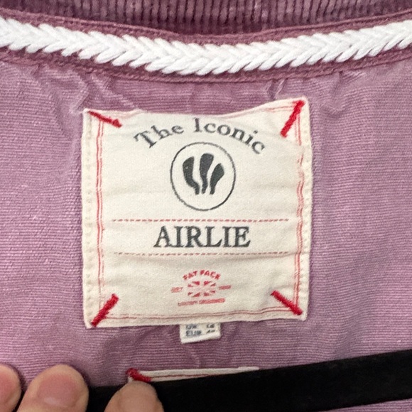 Fat Face Airlie: Mauve and White Striped Pullover - Picture 2 of 2